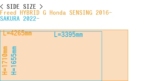 #Freed HYBRID G Honda SENSING 2016- + SAKURA 2022-